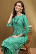 Maroon Printed Straight Kurta Set image number 0