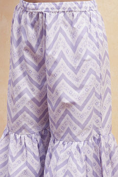 Lilac Cotton Garara Set image number 2