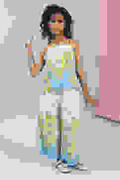 White Cotton Floral Printed Top and Pant Set image number 7