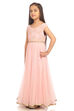 Pink Anarkali Poly Cotton Dress image number 2