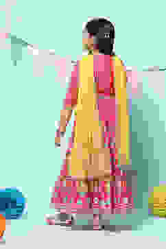 Pink Cotton Printed Suit Set image number 4