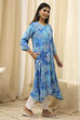 Blue Rayon Viscose  Kurta image number 3