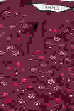 Wine Art Silk Layered Kurta Churidar Suit Set image number 1