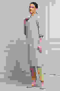 Blue Cotton Solid Straight Kurta image number 2