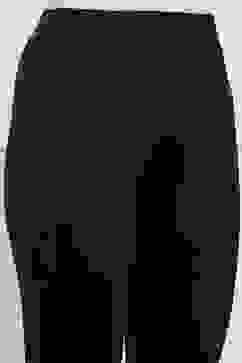 Black Cotton Blend Solid Leggings image number 1