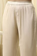 Beige Tissue Machine Embroidered Unstitched Suit Set image number 3
