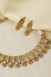 Gold Brass Necklace Set image number 2