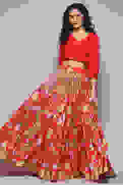 Fuchsia Rayon Printed 2 Piece Set image number 0