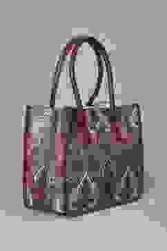 Pink PU Tote Bag image number 3
