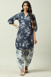 Red Cotton Straight Kurta Set image number 7