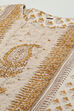 Beige Pink Chanderi Unstitched Suit set image number 2