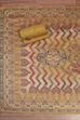 Light Red Chanderi Unstitched Suit Set image number 3