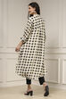 Ivory Viscose A-Line Printed Kurta image number 3