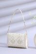 Ivory Polycotton Clutch image number 0