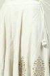 Blush Pink Cotton Anarkali Kurta Lehenga Suit Set image number 2