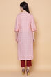 Blue Cotton Straight Printed Kurta image number 5