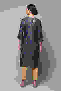 Blue Rayon Flared 2 Piece Set image number 4