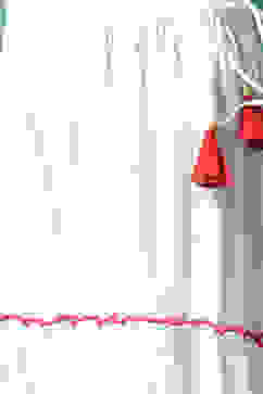 Red Cotton Gathered Kurta Sharara 2 Piece Set image number 2