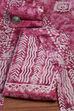 Blue Cotton  Unstitched Suit Set image number 0