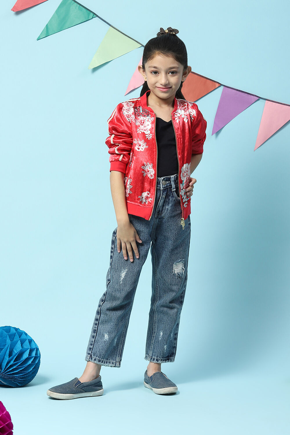 Red Viscose Blend Jacket image number 0