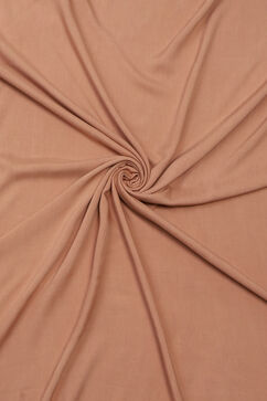 Peach Linen Printed Unstitched Suit Set image number 2