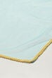 Turquoise Yarndyed A-Line Kurta Regular Pants Suit Set image number 3