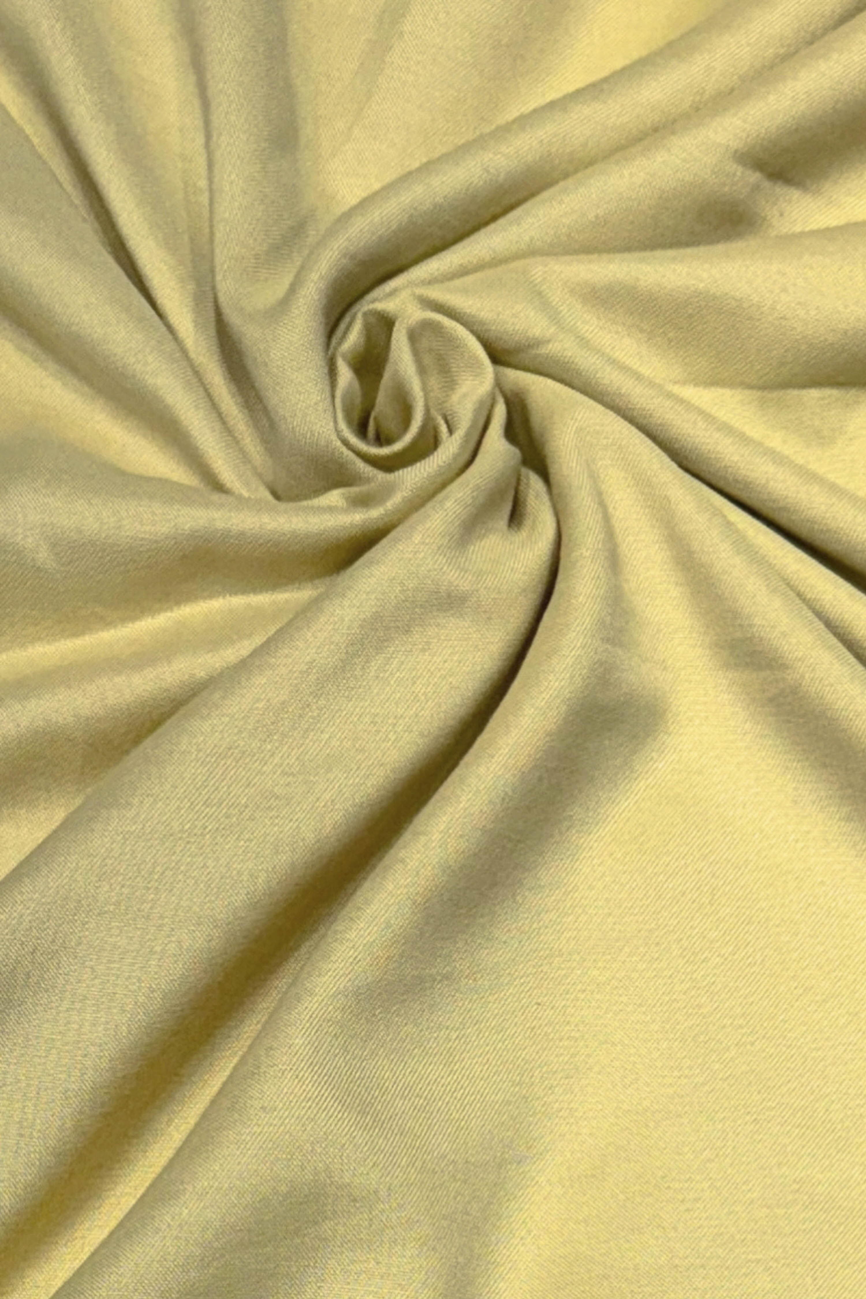 Yellow Kota Cotton Neck Embroidered Unstitched Suit Set image number 2
