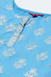Turquoise Cotton Straight Printed Kurta Patiala Salwar Suit Set image number 1