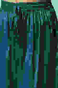 Teal Polyester Flared Printed Kurta Palazzo Suit Set image number 2