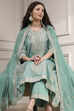 Off White Cotton Silk Anarkali Suit Set image number 0