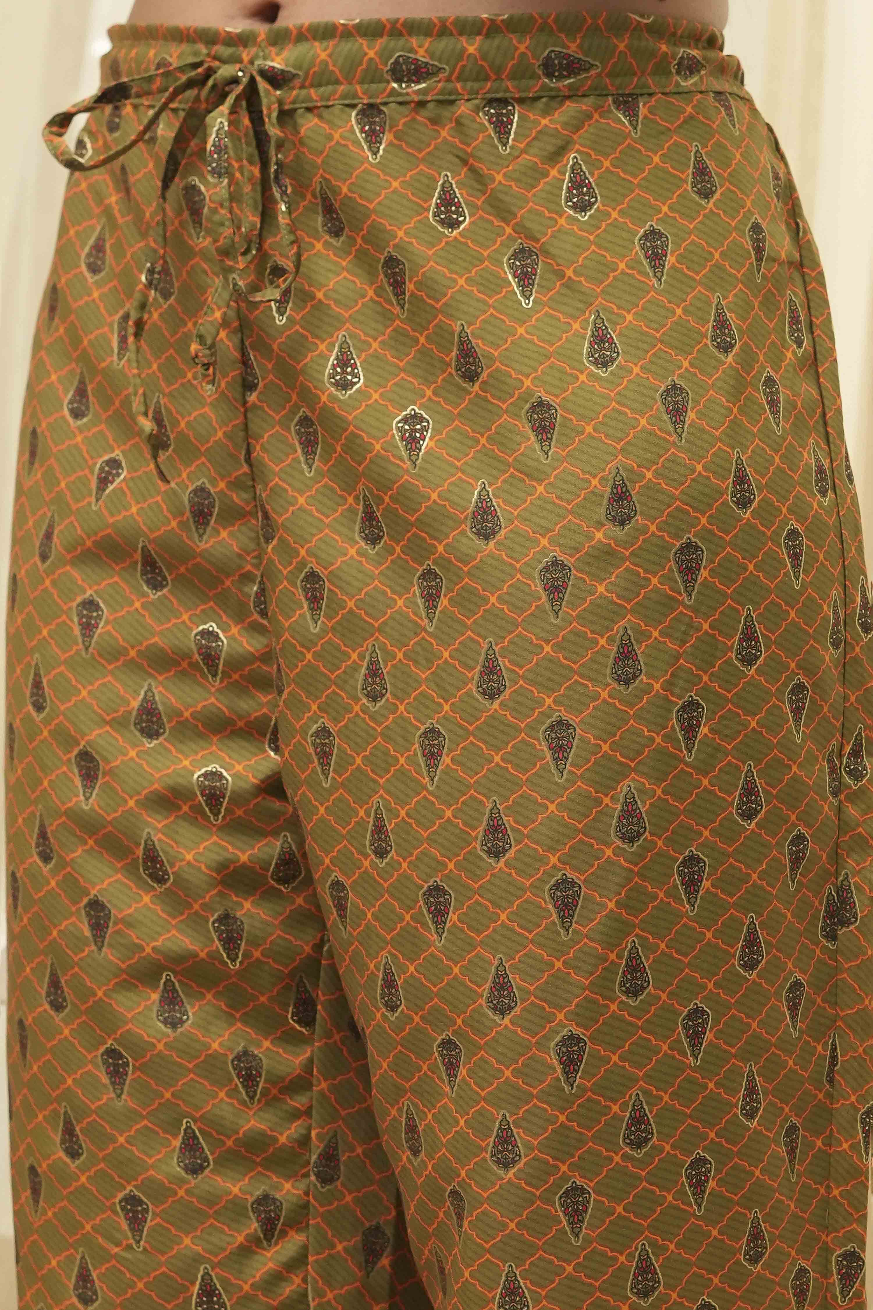 Yellow Art Silk Straight 2 Piece Set image number 2