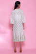 Sky Blue Cotton Straight Kurta image number 6