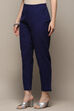 Off White Slub Pants image number 2