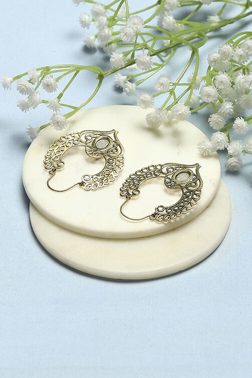 Gold Western Casual Hoops image number 2