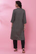 Orange Rayon Straight Kurta image number 4