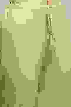 Sage Green Art Silk A-Line Kurta Regular Pant Suit Set image number 2