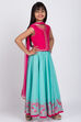 Pink Poly Modal Lehenga Set image number 3