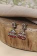 Dark Pink Pearl Earrings image number 0