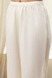 Off-White Cotton Embellished Anarkali Suit Set image number 2