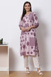 Green Cotton Straight Kurta image number 0