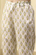 Coral Cotton Hand Block Print Unstitched Suit Set image number 3