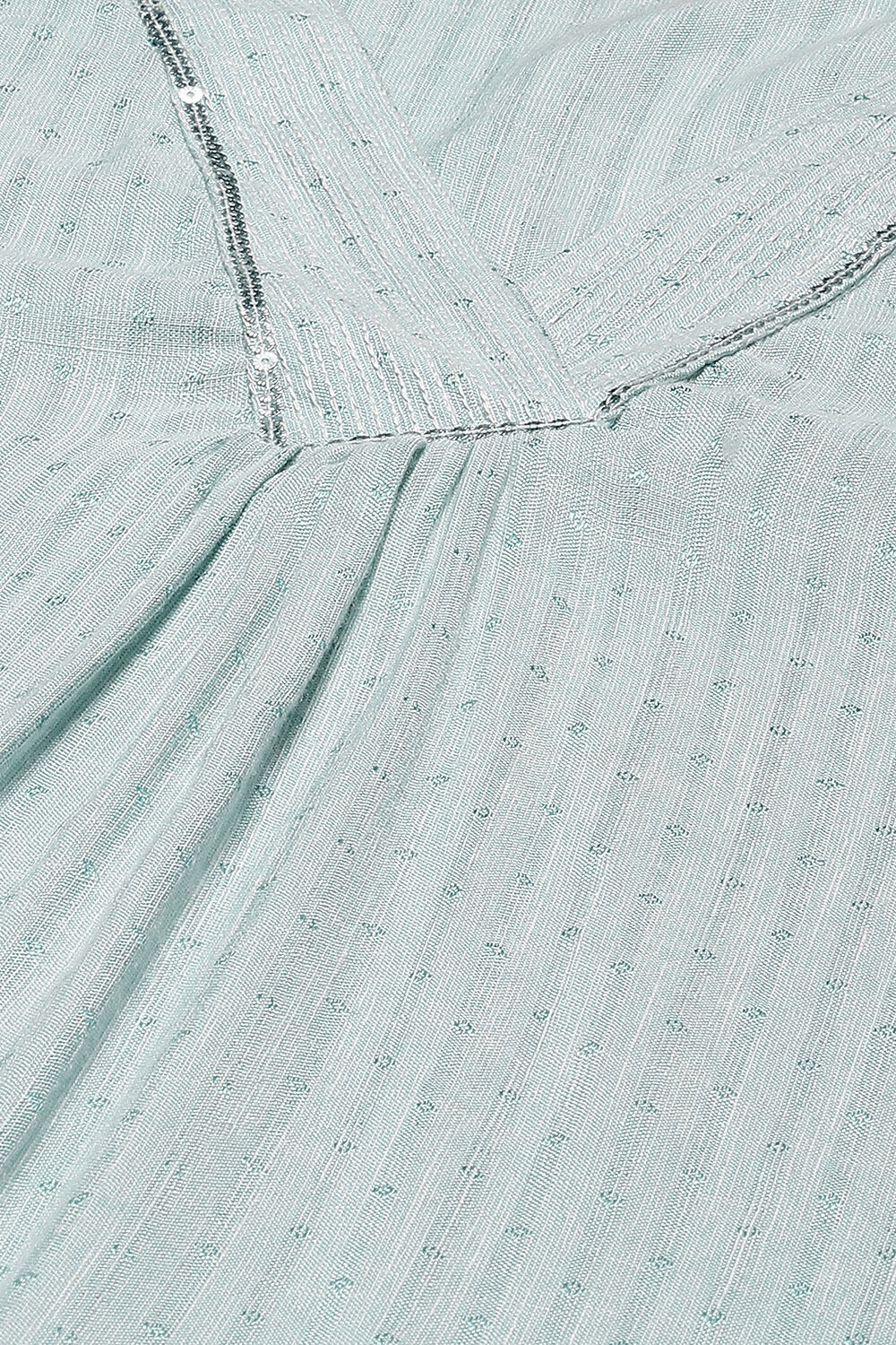 Blue Viscose Straight Kurta Pants Suit Set image number 1