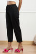 Blush Pink Cotton Solid Pant image number 2
