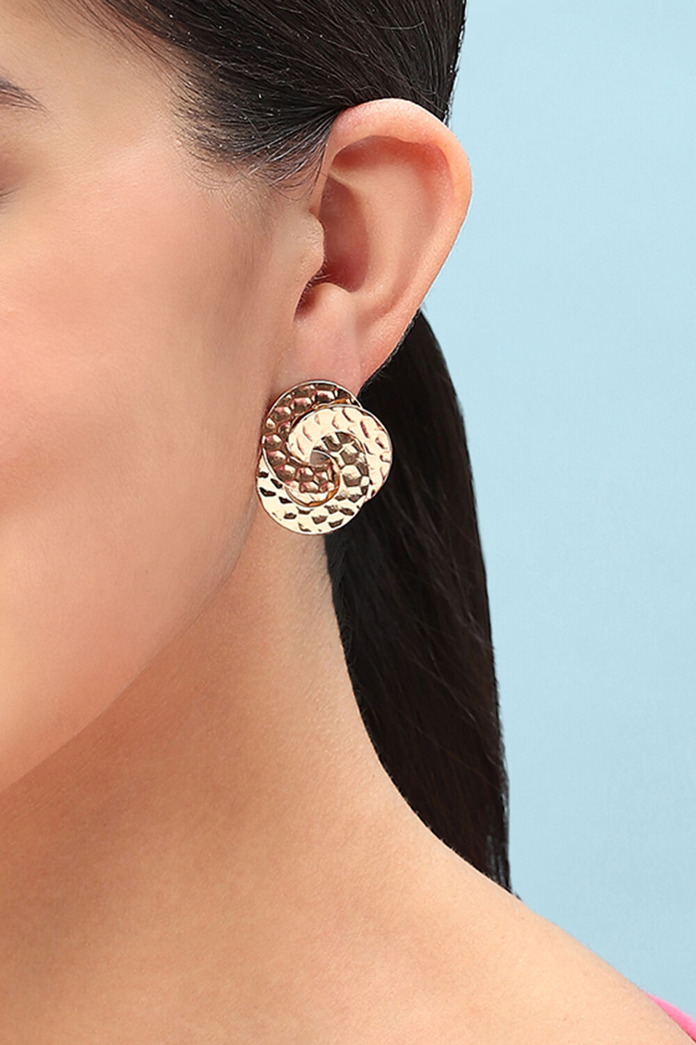 Gold Alloy Earrings image number 3