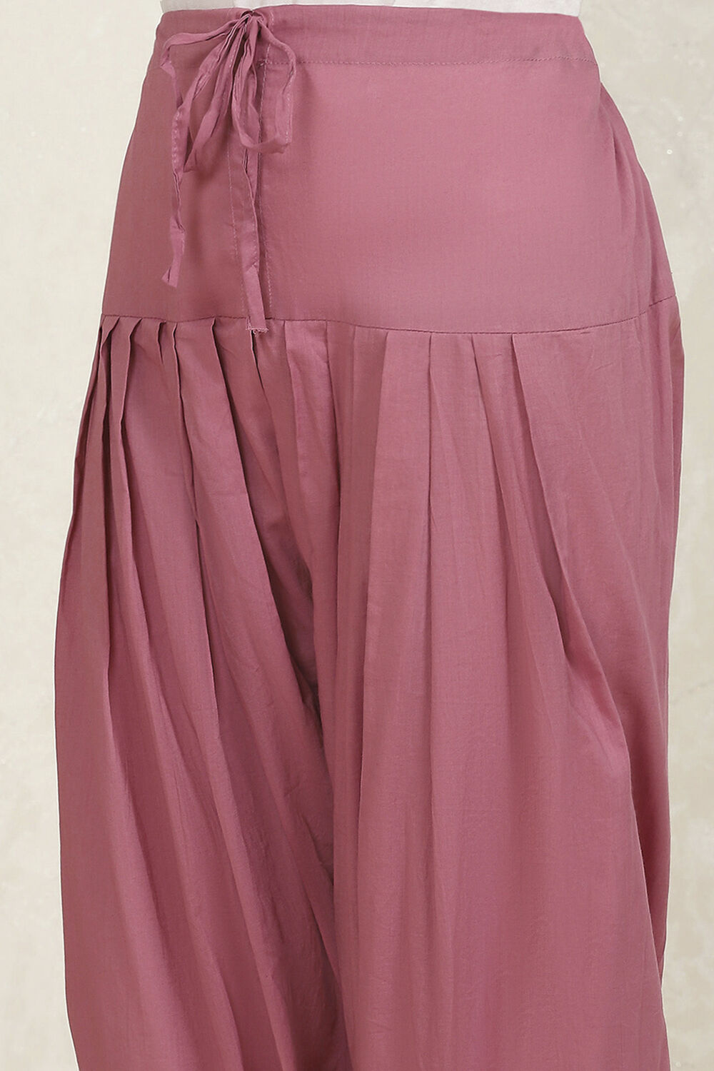 Pink Cotton Hand Embroidered Unstitched Suit Set image number 3