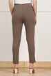 Black Art Silk Solid Jeggings image number 5