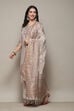 Cream Cotton Silk Straight Yarndyed Kurta Sharara Suit Set image number 4