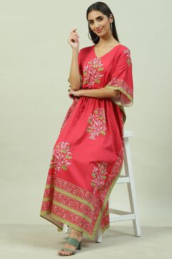 Pink Cotton Printed Nightwear image number 5
