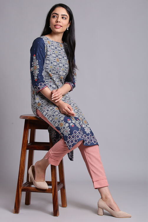 Green Bay Cotton Blend Solid Pant image number 2