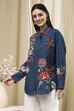 Brown Cotton Floral Printed Shirt image number 2